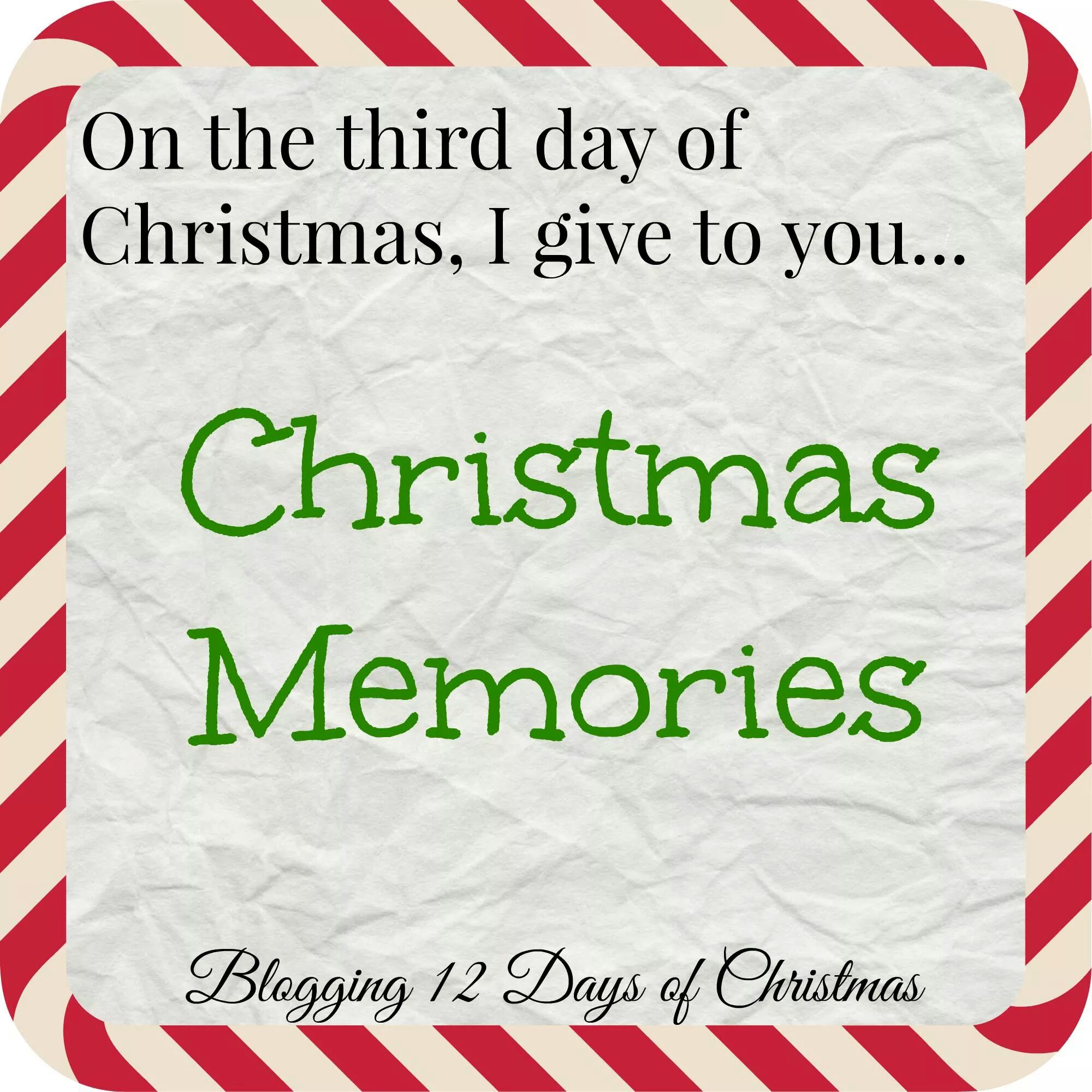 Day 3 of Blogging Christmas