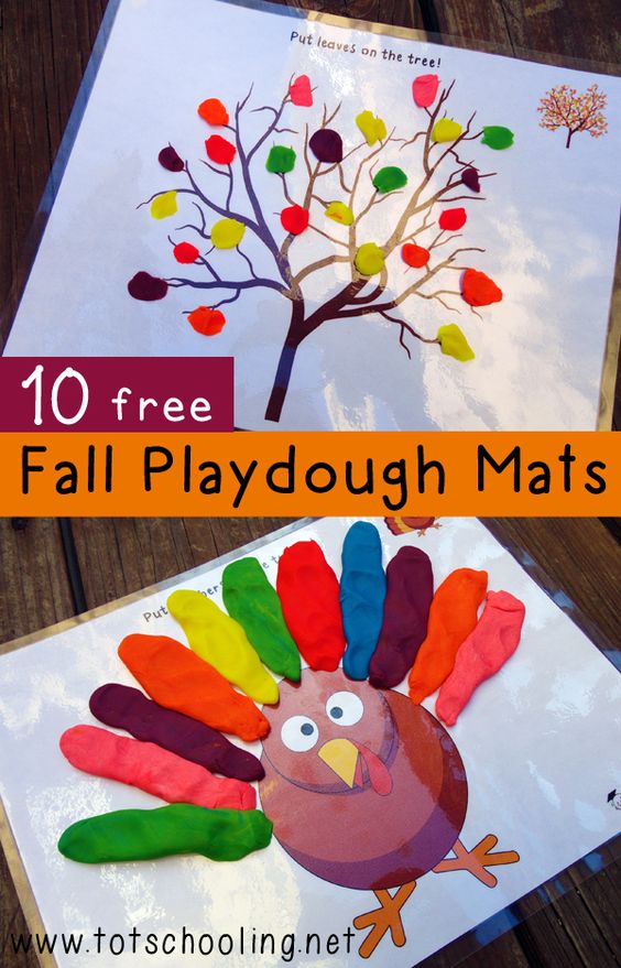 Play Doh Printable Mats - Janine's Little World